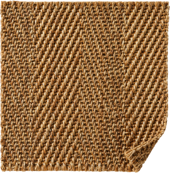 Beige gold diagonal weave fabric swatch