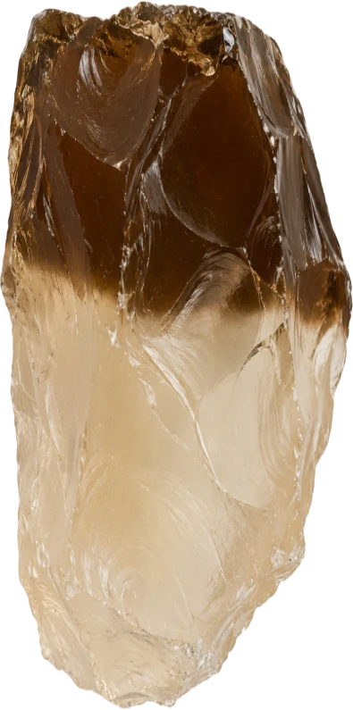 Amber Quartz Pillar